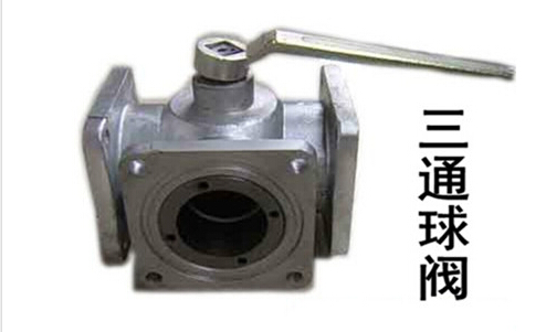 Three-way ball valve for fuel tank trucks