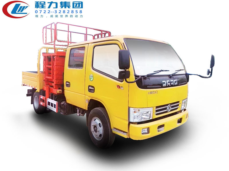 Dongfeng Double-Cab Aerial Work Platform Truck (8–10 m)